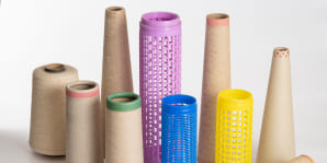 Plastic tubes for the textile industry